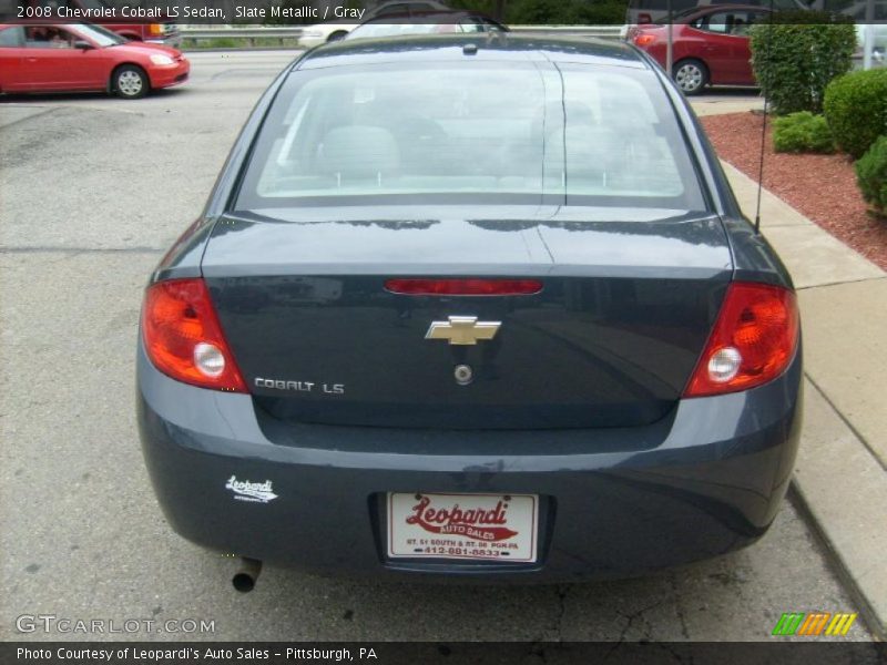 Slate Metallic / Gray 2008 Chevrolet Cobalt LS Sedan