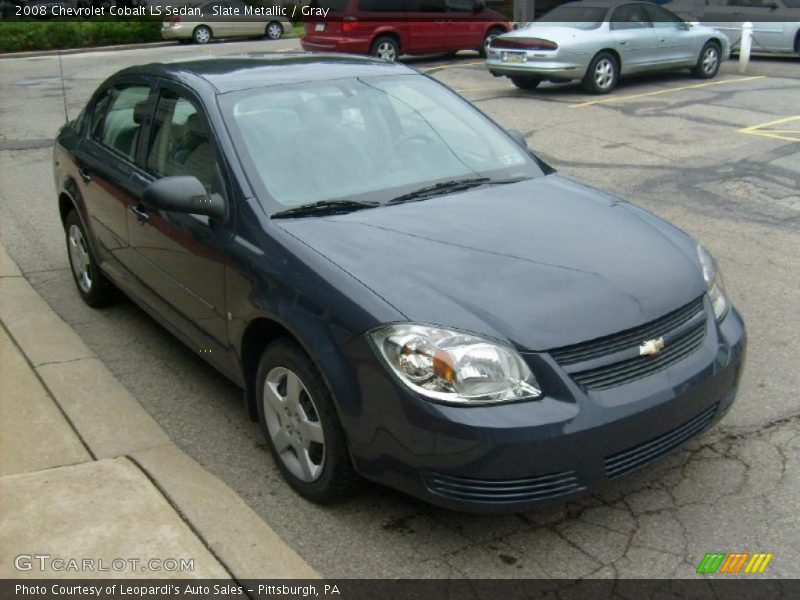 Slate Metallic / Gray 2008 Chevrolet Cobalt LS Sedan