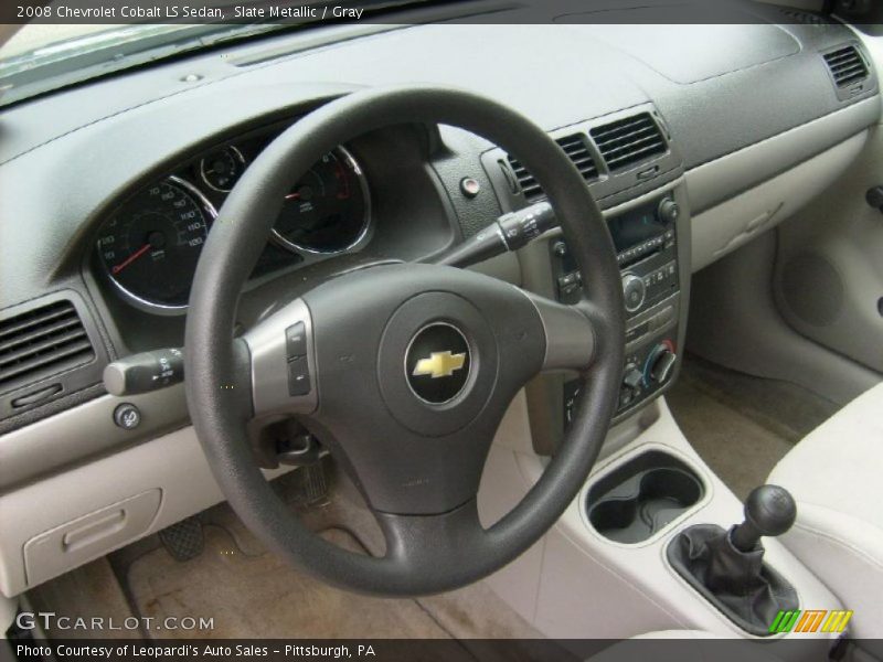 Slate Metallic / Gray 2008 Chevrolet Cobalt LS Sedan