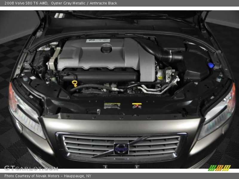 Oyster Gray Metallic / Anthracite Black 2008 Volvo S80 T6 AWD