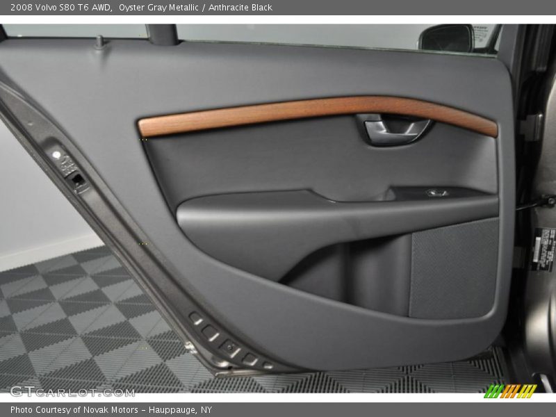 Oyster Gray Metallic / Anthracite Black 2008 Volvo S80 T6 AWD