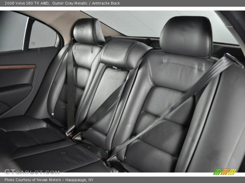 Oyster Gray Metallic / Anthracite Black 2008 Volvo S80 T6 AWD