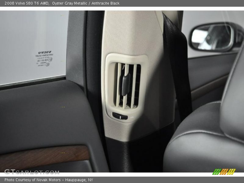 Oyster Gray Metallic / Anthracite Black 2008 Volvo S80 T6 AWD