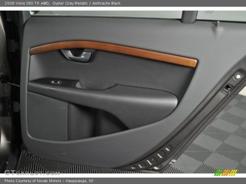 Oyster Gray Metallic / Anthracite Black 2008 Volvo S80 T6 AWD