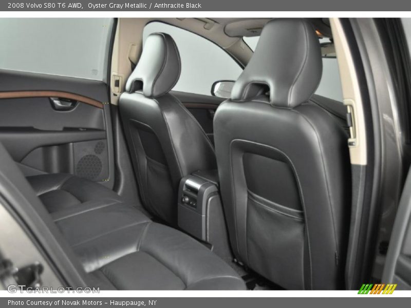 Oyster Gray Metallic / Anthracite Black 2008 Volvo S80 T6 AWD