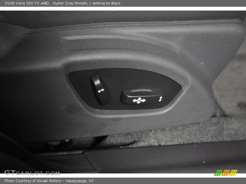 Oyster Gray Metallic / Anthracite Black 2008 Volvo S80 T6 AWD