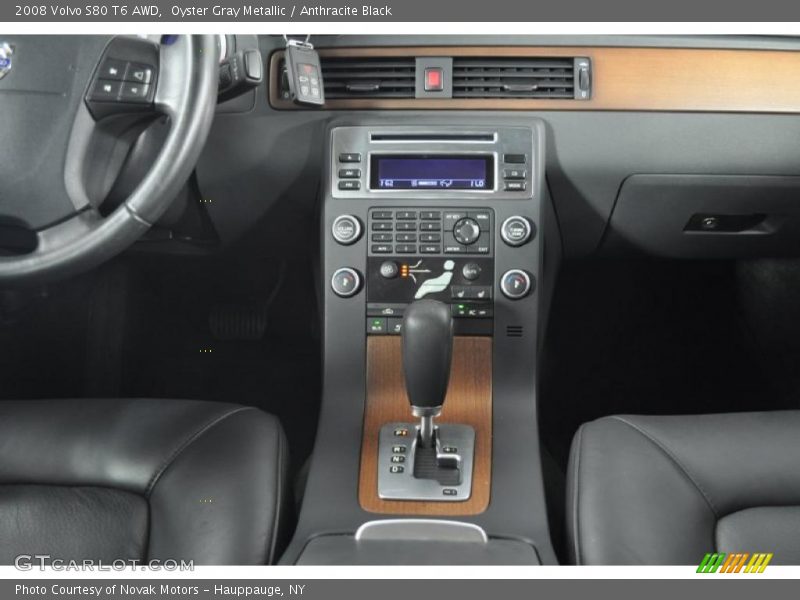 Oyster Gray Metallic / Anthracite Black 2008 Volvo S80 T6 AWD