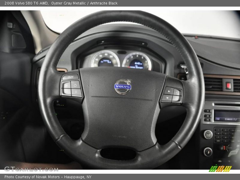 Oyster Gray Metallic / Anthracite Black 2008 Volvo S80 T6 AWD