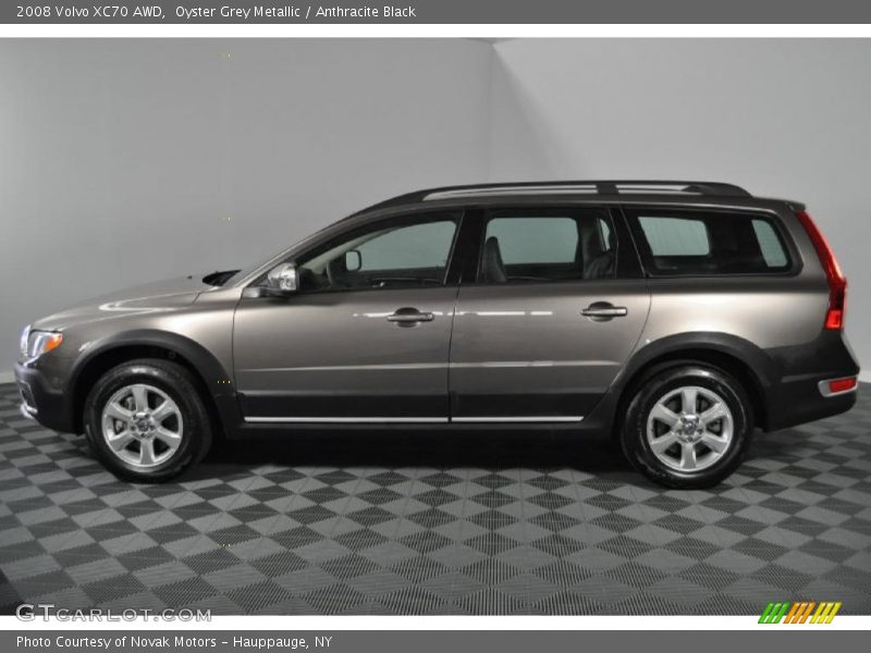 Oyster Grey Metallic / Anthracite Black 2008 Volvo XC70 AWD