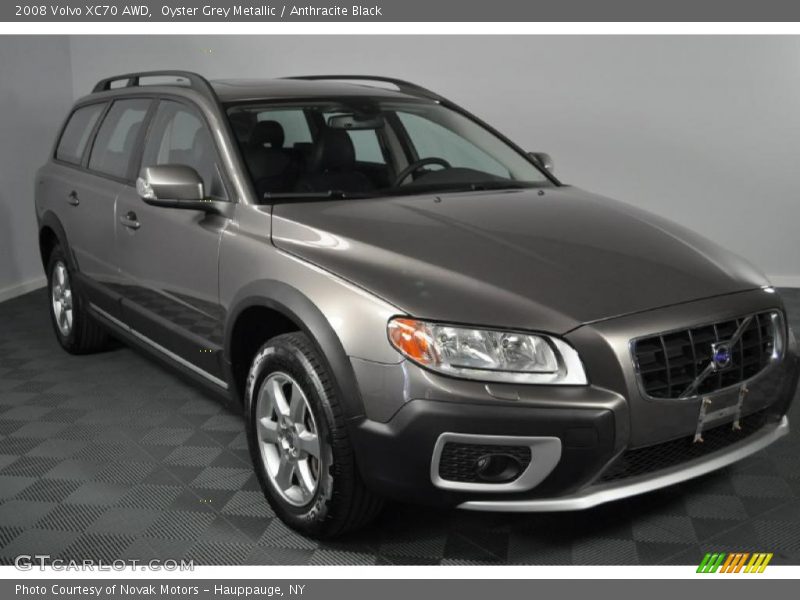 Oyster Grey Metallic / Anthracite Black 2008 Volvo XC70 AWD