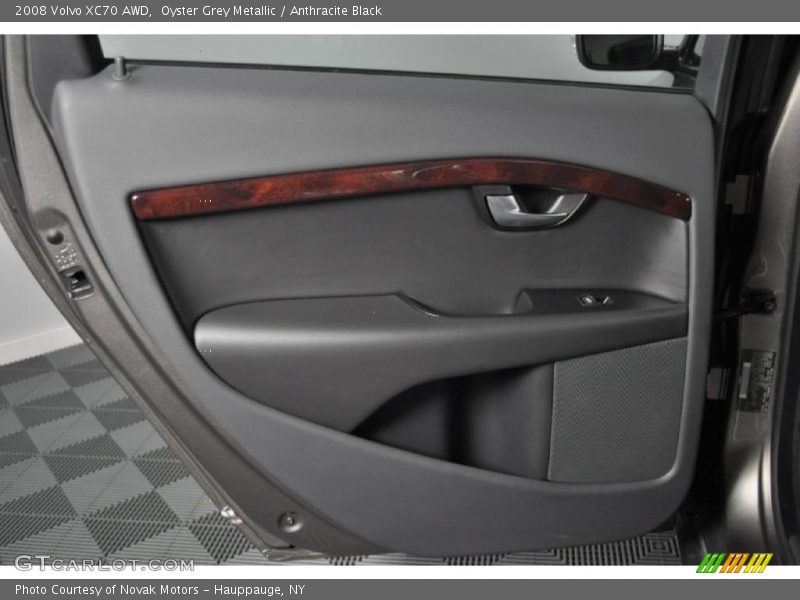 Oyster Grey Metallic / Anthracite Black 2008 Volvo XC70 AWD