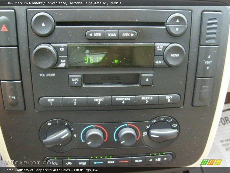 Arizona Beige Metallic / Pebble 2004 Mercury Monterey Convenience