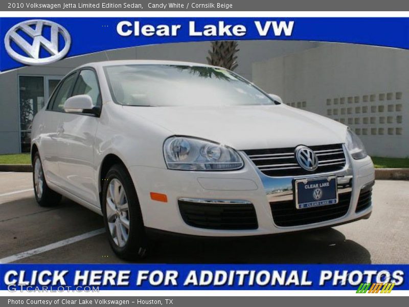 Candy White / Cornsilk Beige 2010 Volkswagen Jetta Limited Edition Sedan