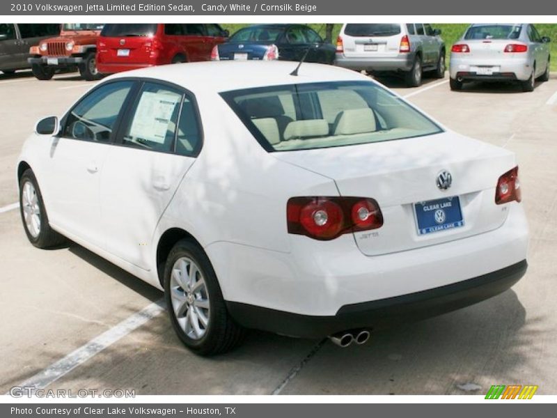 Candy White / Cornsilk Beige 2010 Volkswagen Jetta Limited Edition Sedan