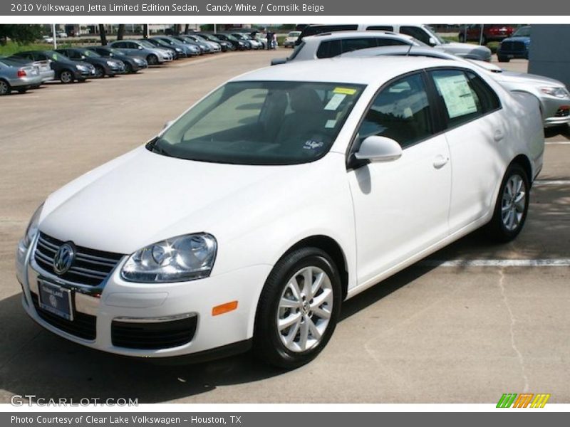 Candy White / Cornsilk Beige 2010 Volkswagen Jetta Limited Edition Sedan