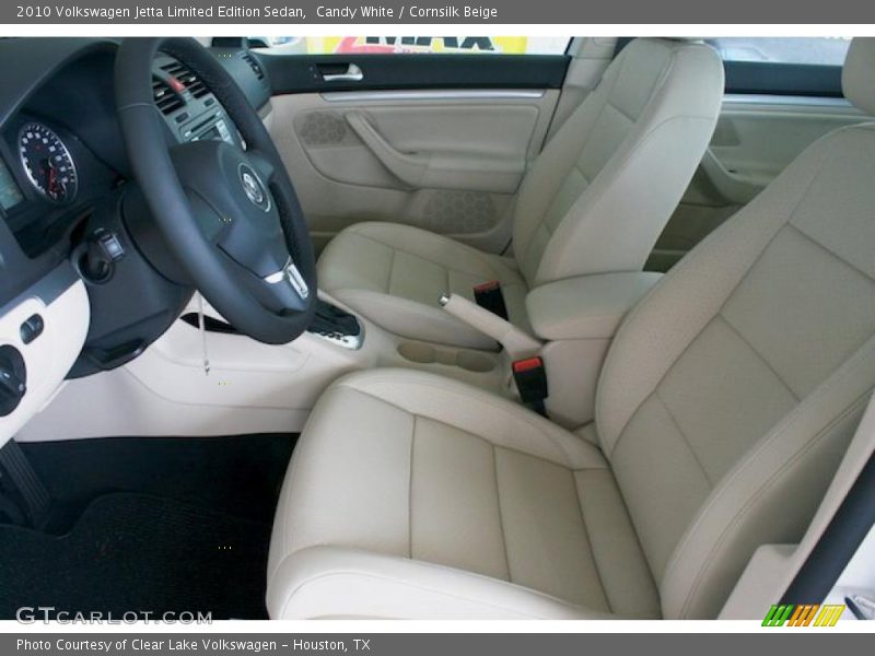 Candy White / Cornsilk Beige 2010 Volkswagen Jetta Limited Edition Sedan