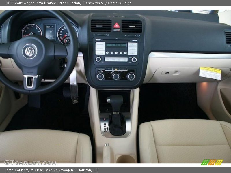 Candy White / Cornsilk Beige 2010 Volkswagen Jetta Limited Edition Sedan