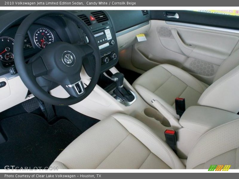 Candy White / Cornsilk Beige 2010 Volkswagen Jetta Limited Edition Sedan