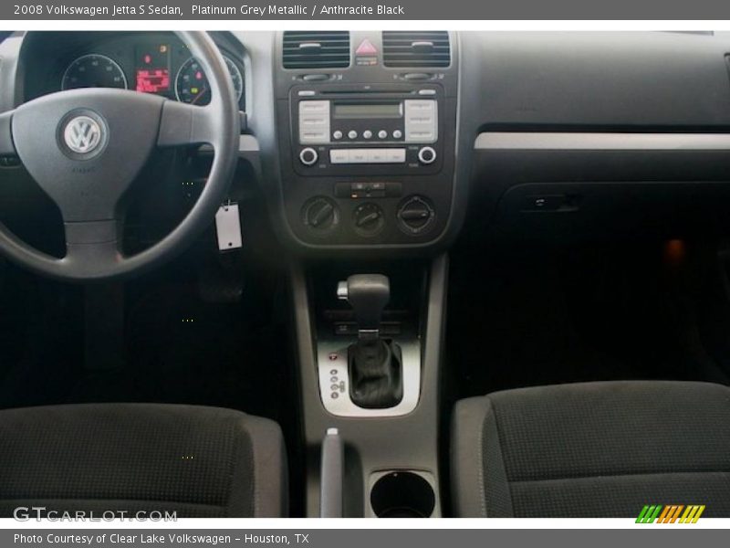Platinum Grey Metallic / Anthracite Black 2008 Volkswagen Jetta S Sedan