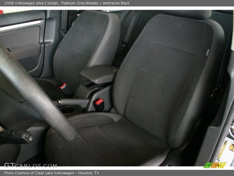 Platinum Grey Metallic / Anthracite Black 2008 Volkswagen Jetta S Sedan