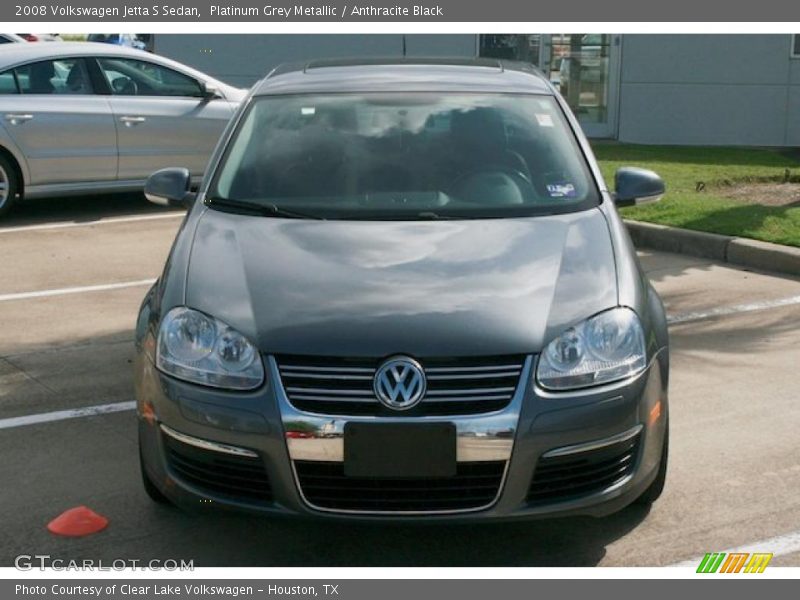 Platinum Grey Metallic / Anthracite Black 2008 Volkswagen Jetta S Sedan