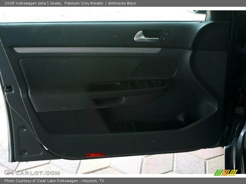 Platinum Grey Metallic / Anthracite Black 2008 Volkswagen Jetta S Sedan