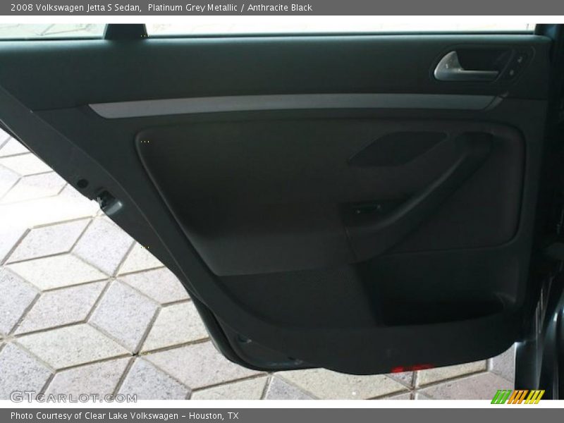 Platinum Grey Metallic / Anthracite Black 2008 Volkswagen Jetta S Sedan