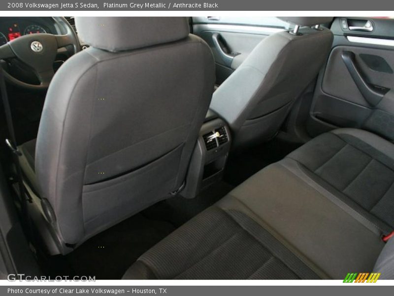 Platinum Grey Metallic / Anthracite Black 2008 Volkswagen Jetta S Sedan