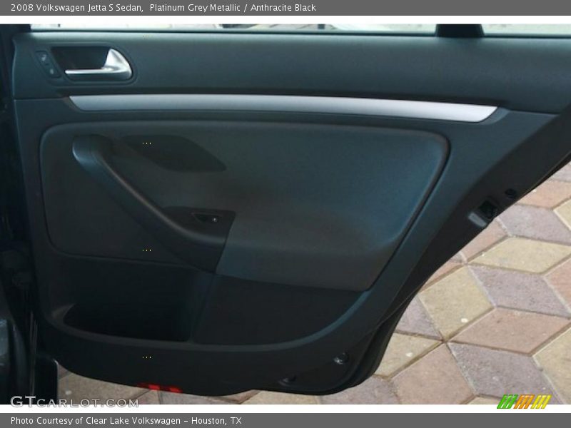 Platinum Grey Metallic / Anthracite Black 2008 Volkswagen Jetta S Sedan