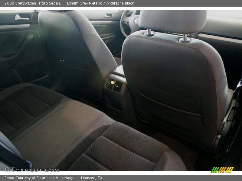 Platinum Grey Metallic / Anthracite Black 2008 Volkswagen Jetta S Sedan