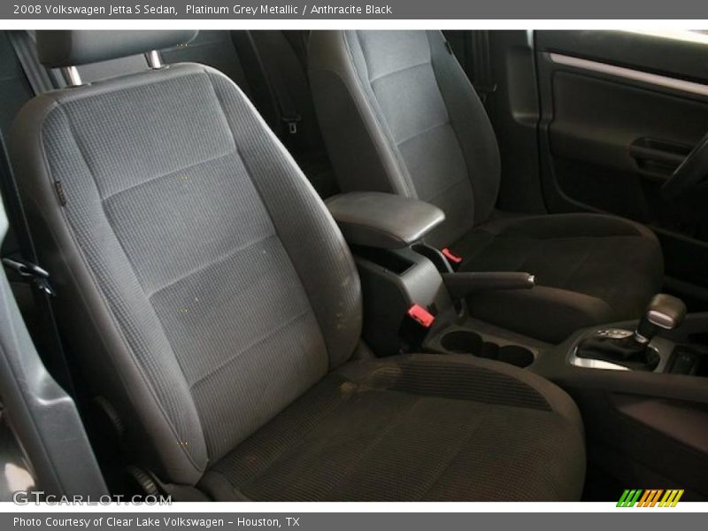 Platinum Grey Metallic / Anthracite Black 2008 Volkswagen Jetta S Sedan