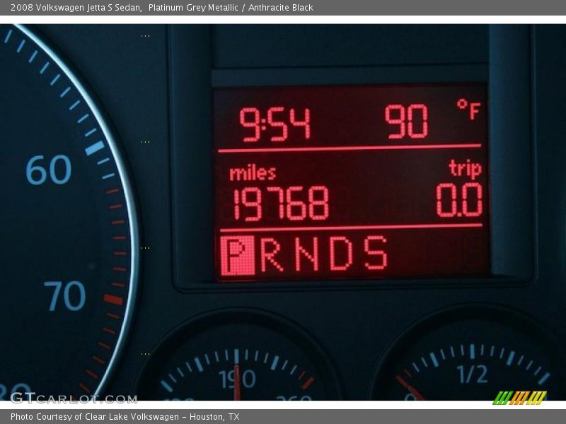 Platinum Grey Metallic / Anthracite Black 2008 Volkswagen Jetta S Sedan