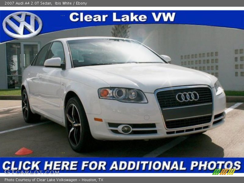 Ibis White / Ebony 2007 Audi A4 2.0T Sedan