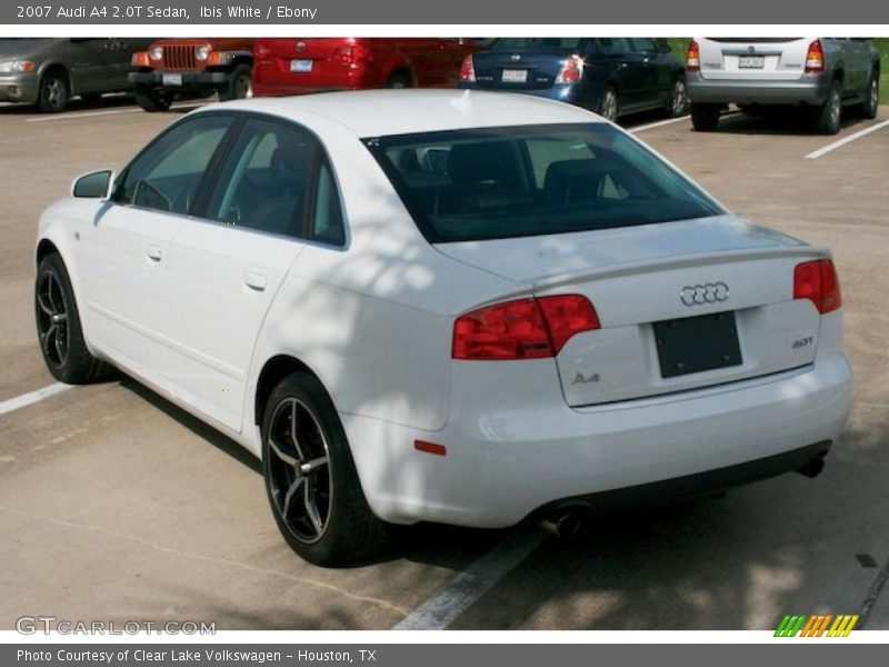 Ibis White / Ebony 2007 Audi A4 2.0T Sedan