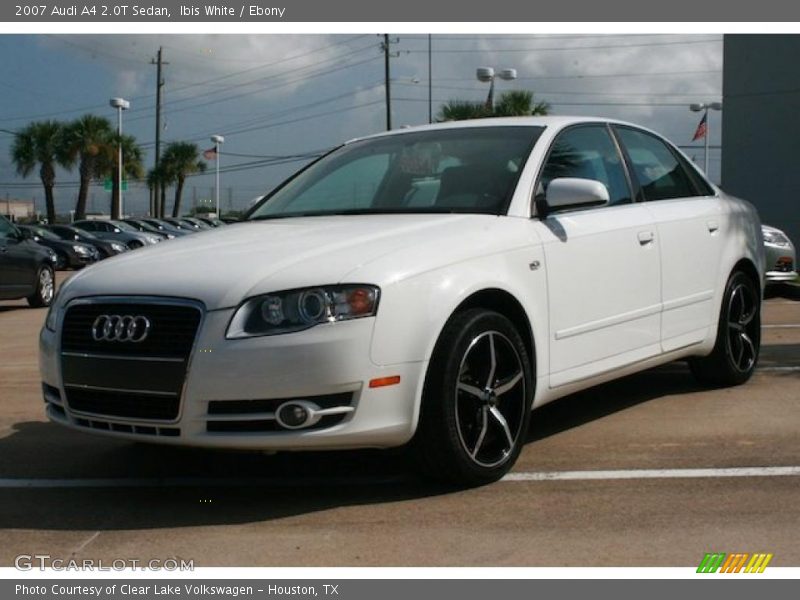 Ibis White / Ebony 2007 Audi A4 2.0T Sedan