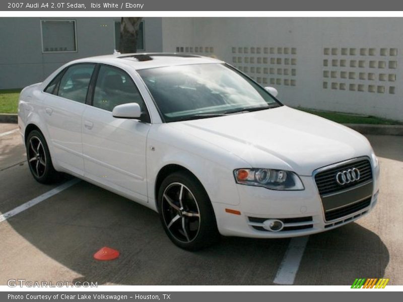 Ibis White / Ebony 2007 Audi A4 2.0T Sedan