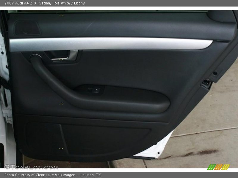 Ibis White / Ebony 2007 Audi A4 2.0T Sedan