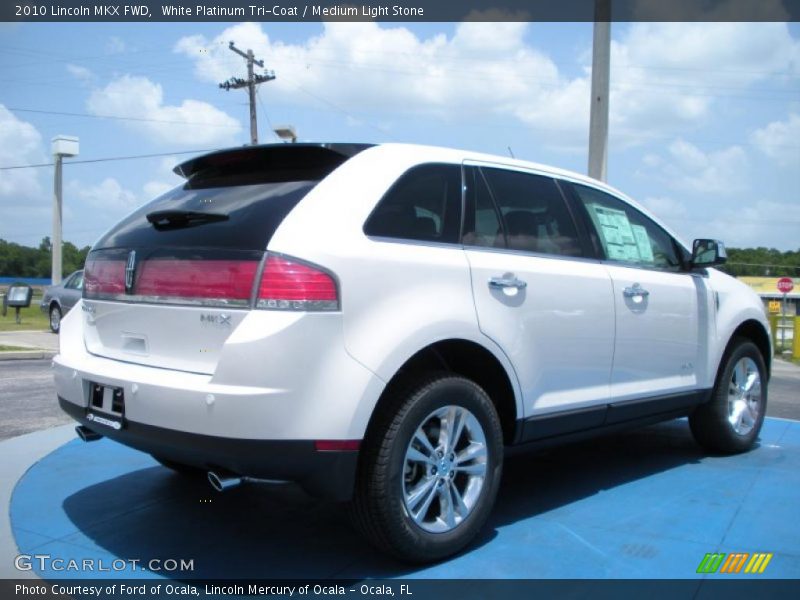 White Platinum Tri-Coat / Medium Light Stone 2010 Lincoln MKX FWD