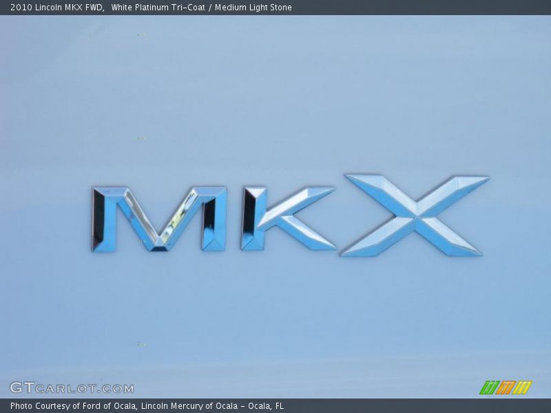 White Platinum Tri-Coat / Medium Light Stone 2010 Lincoln MKX FWD