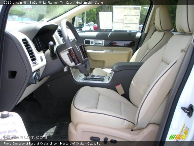 White Platinum Tri-Coat / Medium Light Stone 2010 Lincoln MKX FWD