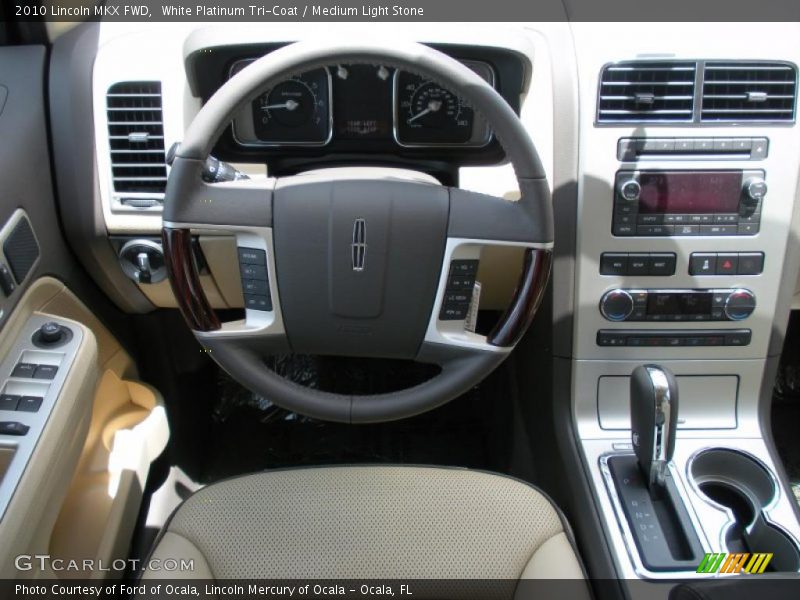 White Platinum Tri-Coat / Medium Light Stone 2010 Lincoln MKX FWD