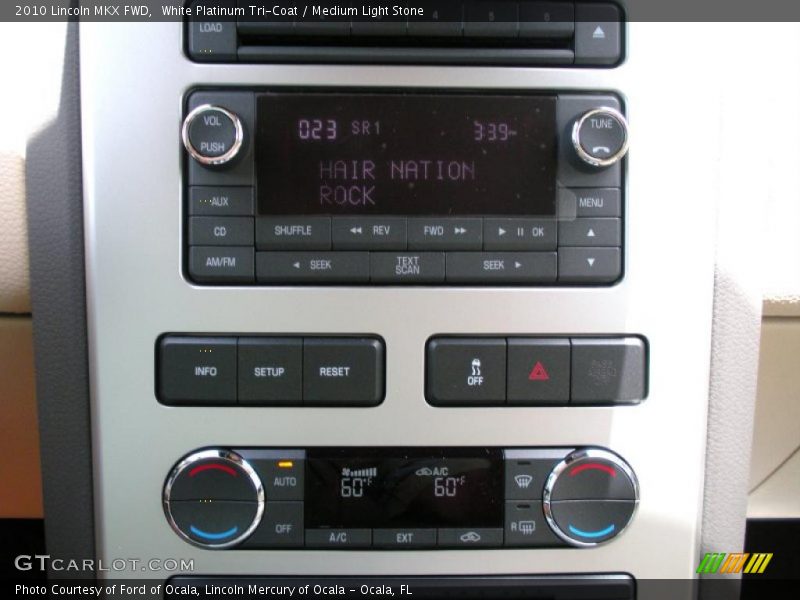 White Platinum Tri-Coat / Medium Light Stone 2010 Lincoln MKX FWD