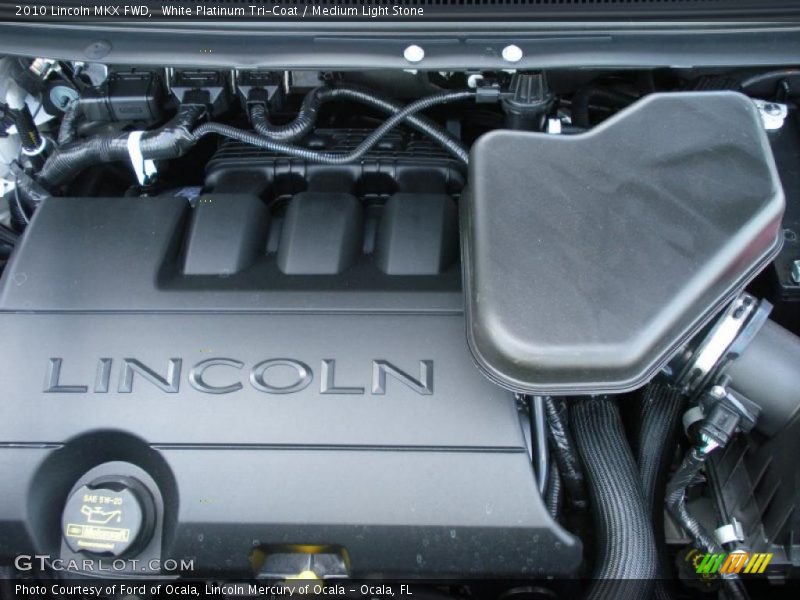 White Platinum Tri-Coat / Medium Light Stone 2010 Lincoln MKX FWD