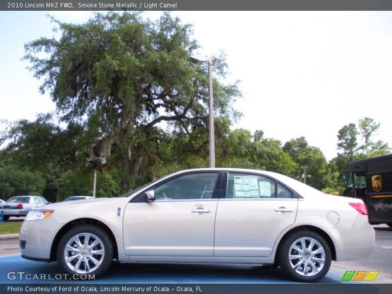 Smoke Stone Metallic / Light Camel 2010 Lincoln MKZ FWD