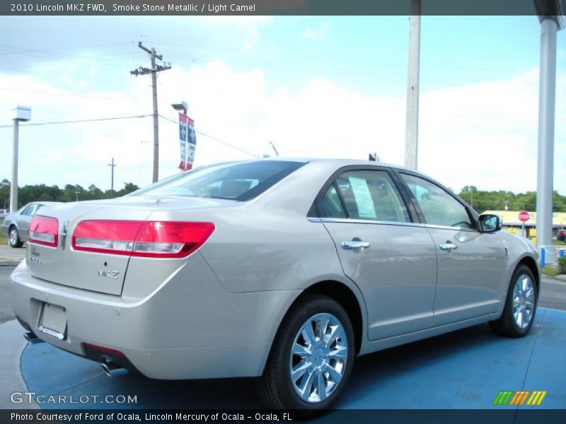 Smoke Stone Metallic / Light Camel 2010 Lincoln MKZ FWD