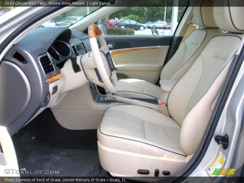 Smoke Stone Metallic / Light Camel 2010 Lincoln MKZ FWD