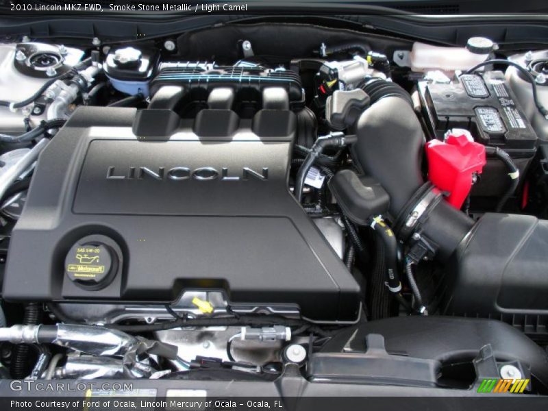 Smoke Stone Metallic / Light Camel 2010 Lincoln MKZ FWD
