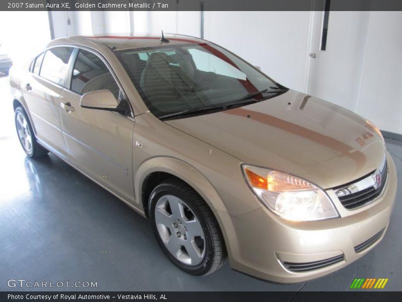 Golden Cashmere Metallic / Tan 2007 Saturn Aura XE