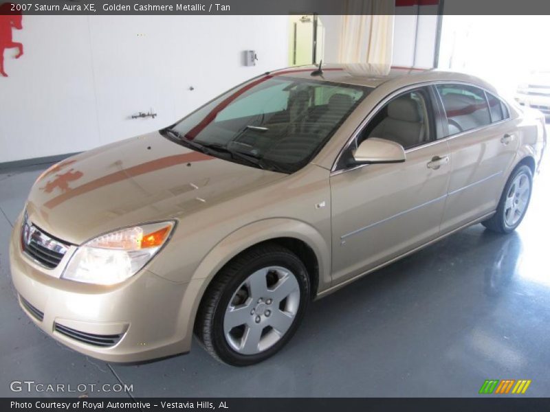 Golden Cashmere Metallic / Tan 2007 Saturn Aura XE