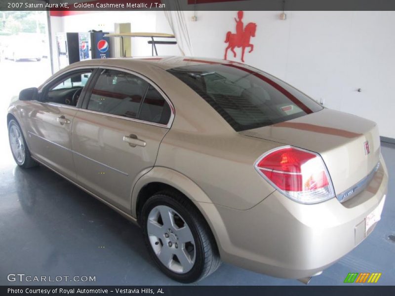 Golden Cashmere Metallic / Tan 2007 Saturn Aura XE